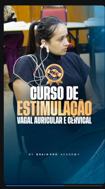 Capa do Curso de Estimulação Vagal Auricular e Cervical