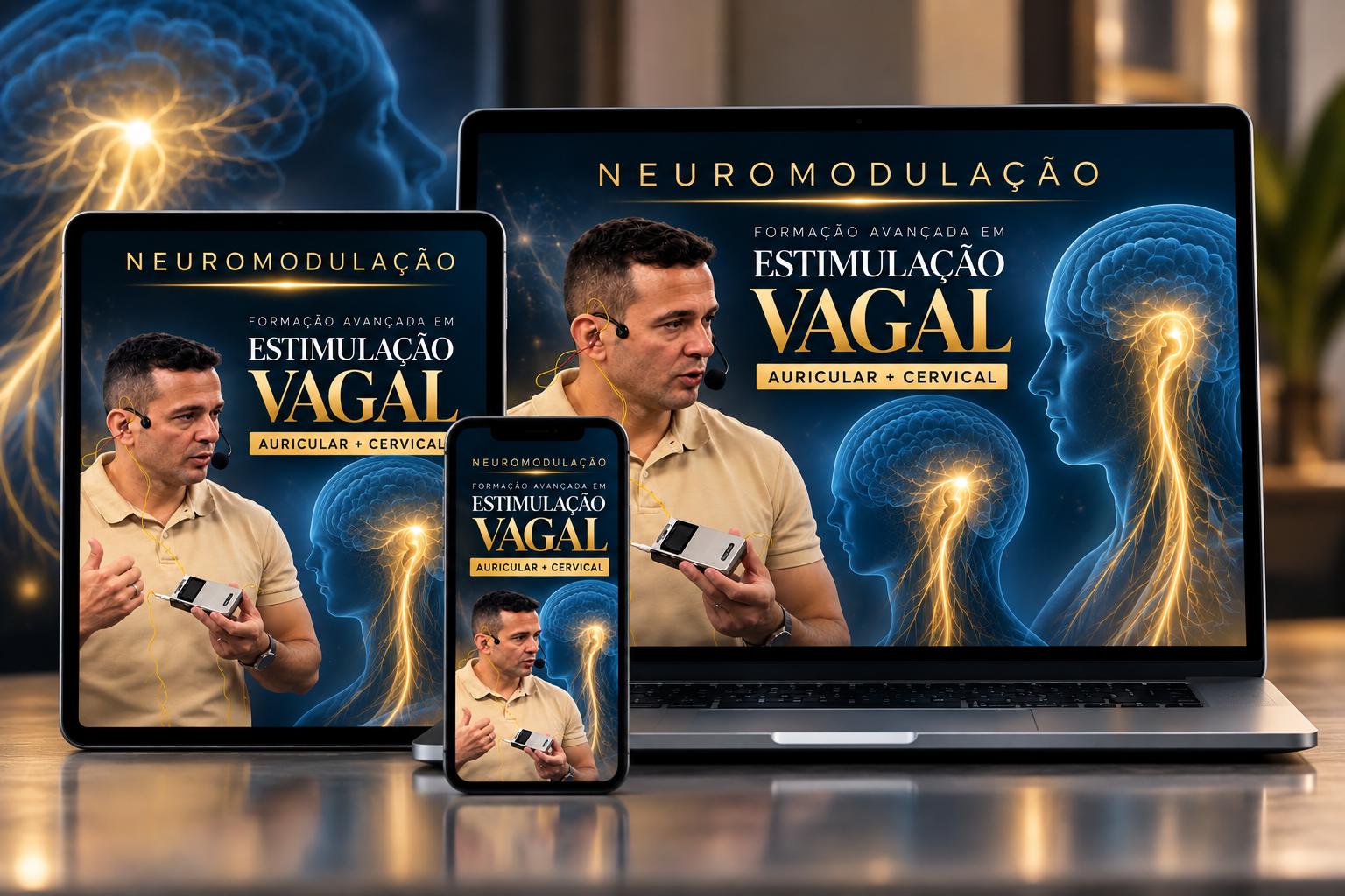 Formação Avançada em Estimulação Vagal Auricular e Cervical